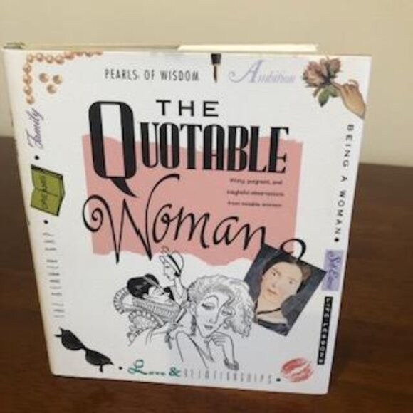 Pearls of Wisdom The Quotable Woman Vintage Hardcover Book Pre-Owned. - Picture 1 of 14